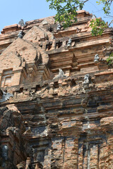 Fototapeta premium Temple complex Ponagar of the medieval Champa state in Nha Trang city Vietnam