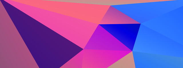 Obraz premium Abstract Color Polygon Background Design, Abstract Geometric Origami Style With Gradient. Presentation,Website, Backdrop, Cover,Banner,Pattern Template