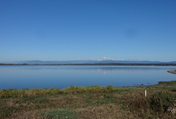 Tranquil Lummi Bay in late summer