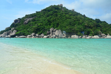 Breathtaking view of Koh Nang Yuan, Koh Tao, Thailand