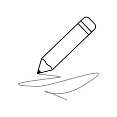 Pencil icon in live style