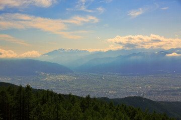 Obraz premium 松本盆地