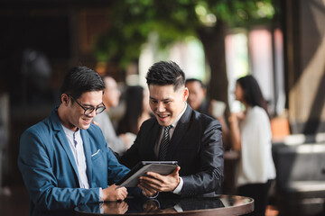 Professional Executive business team brainstorming on meeting to planning investment project working and strategy of business making conversation with partner and consultation of collaboration