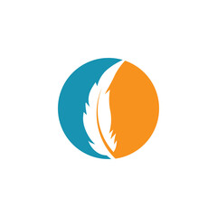 Feathers Logo Template vector symbol