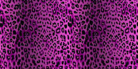 Seamless pink leopard texture pattern © ilona_pitkin