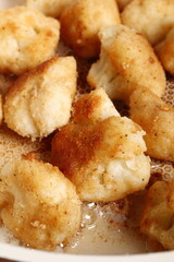 Frying cauliflower