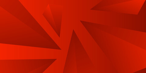Abstract triangles lines pattern technology on red gradients background