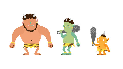 赤鬼青鬼黄鬼　鬼3兄弟