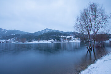 Çubuk Lake stands out among the impressive travel routes of Bolu with its unique atmosphere and inspiring view. © Samet