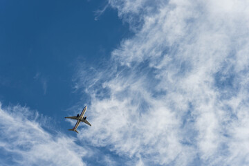 Plane in sky