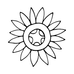 Fototapeta premium Floral sketch