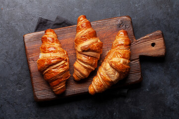 Fresh croissants for breakfast