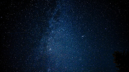 starry sky, milky way from Saint Petersburg