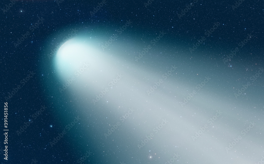 Poster Comet on the space