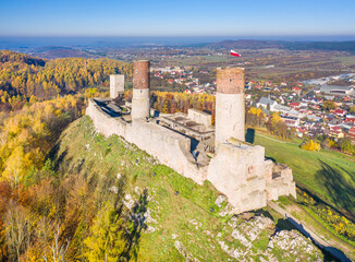 Ruins of the royal castle in Chęciny, Poland © Dejan Gospodarek