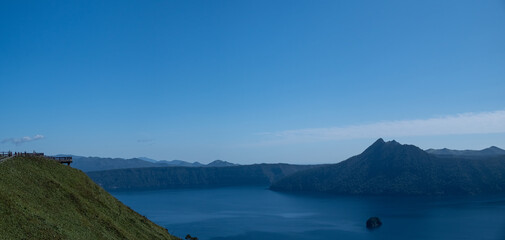 Panorama of Mashu Lake, Hokkaido