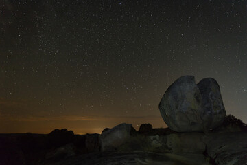 Mesmerizing shot of a sky full of stars in Extremadura. Spain.