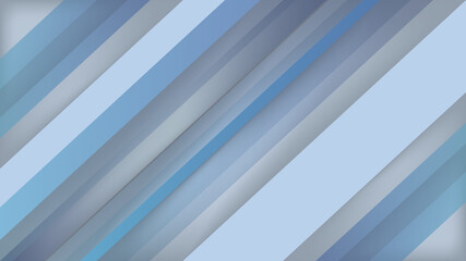 Blue striped background, illuminated translucent stripes, space for text, surface for cover, backdrop.