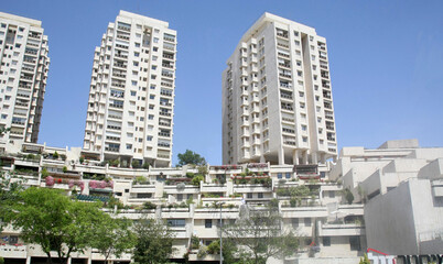 Fototapeta premium town, panorama, architecture, town, jerusalim landscape, view, old, cityscape, village,, building, greece, travel,, mountain, sky, panoramic, skyline, tourism, hill, athens, landmark, medieval,