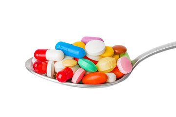Spoon with pills