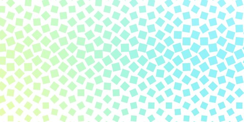 Fototapeta premium Light Blue, Green vector template in rectangles.