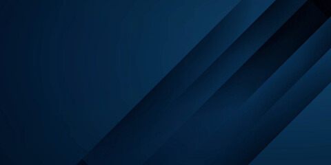 Abstract background futuristic elements on dark blue color banner geometric blue gradient texture with lines decoration