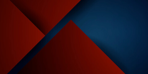 Abstract 3d dark blue background with a combination of luminous red overlap style graphic design element 