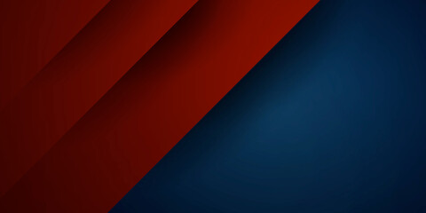 Abstract 3d dark blue background with a combination of luminous red overlap style graphic design element 