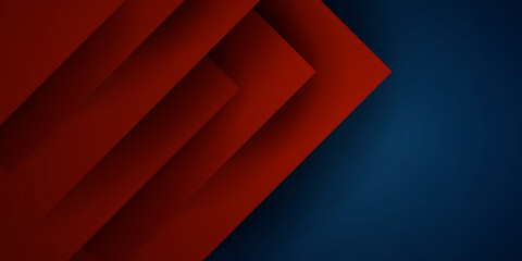 Abstract rectangle pattern luxury dark blue with red 