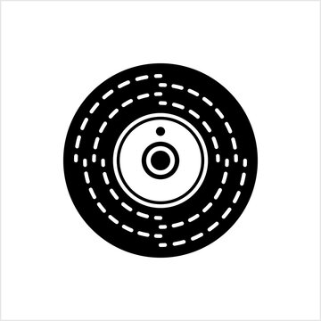 Smoke Detector Icon, Smoke Sensor Device, Alert Alarm