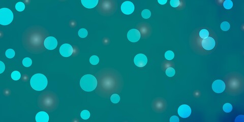 Light BLUE vector layout with circles, stars.