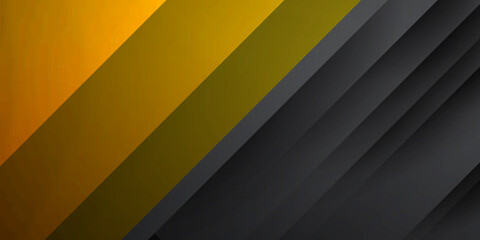 Yellow grey black abstract modern background. Black and yellow overlap background. Texture with dark metal pattern. Modern overlap dimension vector design. 