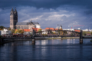 Der Dom in Magdeburg, Sachsen Anhalt, Deutschland

