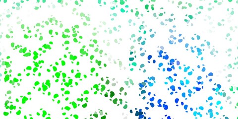 Light multicolor vector pattern with abstract shapes.
