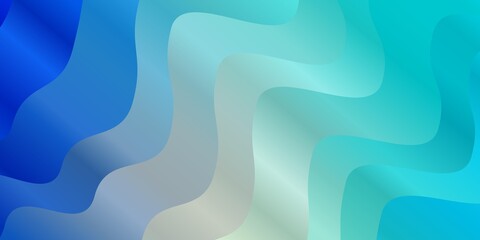 Light Blue, Yellow vector texture with curves.