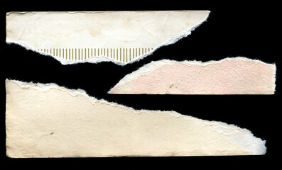 old vintage torn paper texture background
