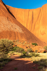 red rock in the desert