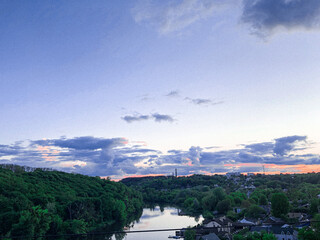 Obraz premium view of the city of the city