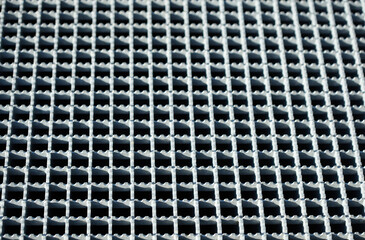 Gitterroste aus Metall, Metallstruktur, Textur, Deutschland, Europa