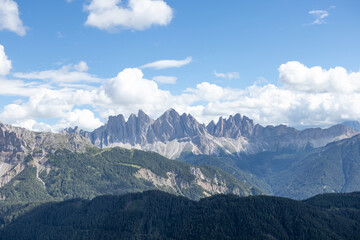 Fototapeta premium Landscape panorama of Seiser Alm in South Tyrol, Italy