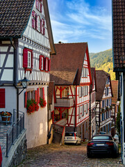 Schiltach im Schwarzwald, Altstadtgasse