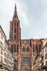 Fototapeta na wymiar Strasbourg cathedral, France