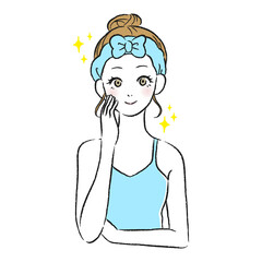 スキンケア　女性