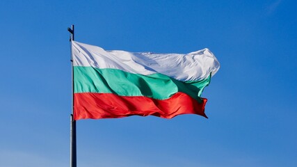 Naklejka na ściany i meble Bulgaria Flag