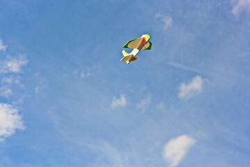 plane kite in the sky