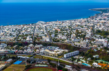 Fototapeta na wymiar Saint-Denis, île de la Réunion 