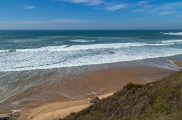 Atlantic isolated beach