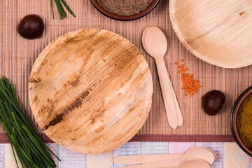 palm leaf zucchini soup dishes