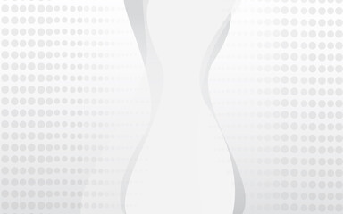 Halftone silver abstract background. Modern design template for web site, flyer, digital presentation, cover and magazine. Wavy concept for brochure, poster, backdrop and space for text