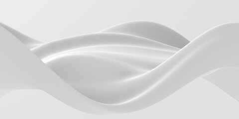 White abstract liquid wavy background